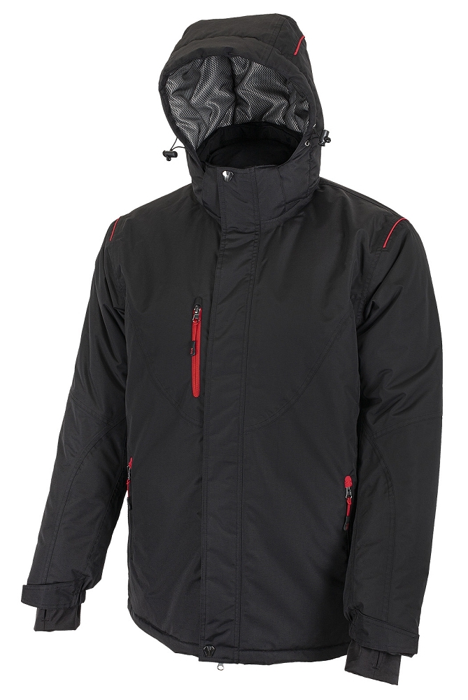 Promachcer NYX JACKET Vodeodolná zimná bunda S, Čierna-Červená