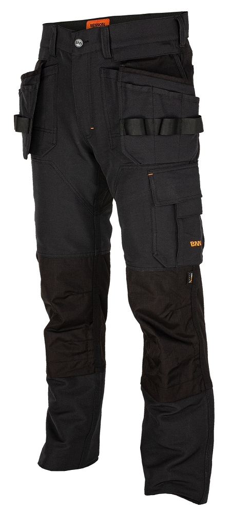 Bennon EREBOS TROUSERS Strečové pracovné nohavice Čierna, 44