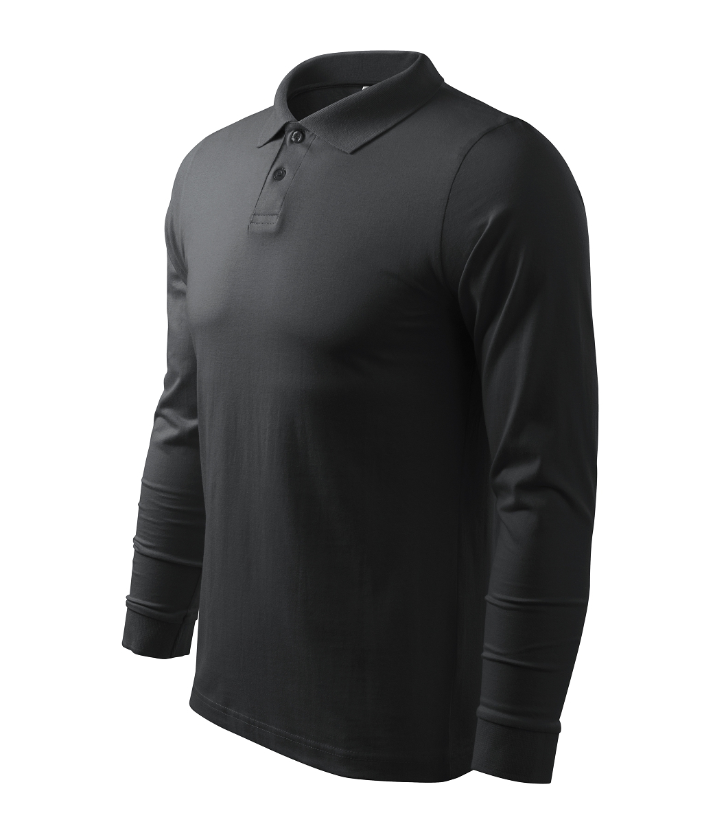 Malfini SINGLE J. LS 211 Polokošeľa pánska M, Ebony grey