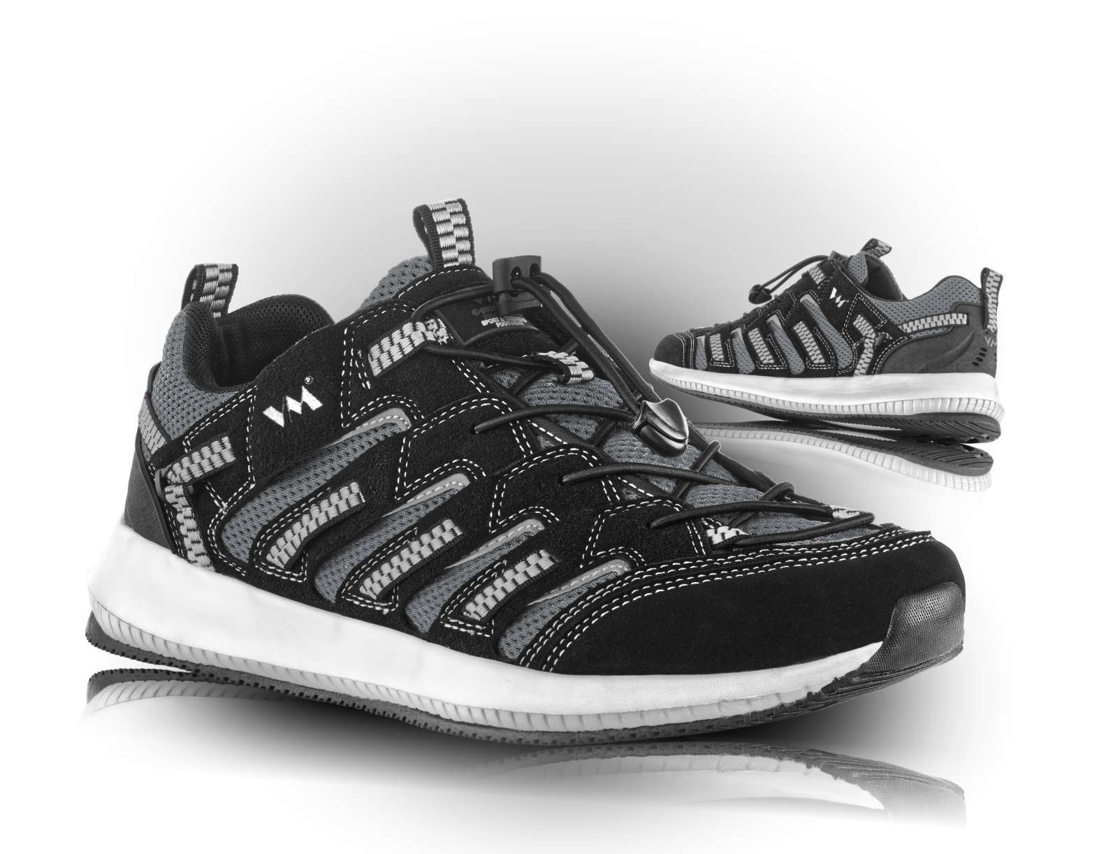 VM Footwear LUSAKA Outdoorová obuv Čierna-Šedá, 36