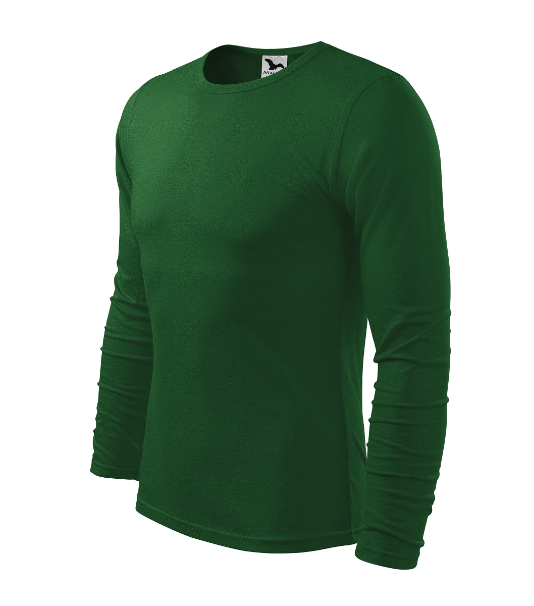 Malfini FIT-T LS 119 Tričko pánske M, Fľašková zelená