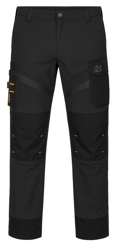 Bennon ARGON TROUSERS BLACK Strečové pracovné nohavice Čierna, 42