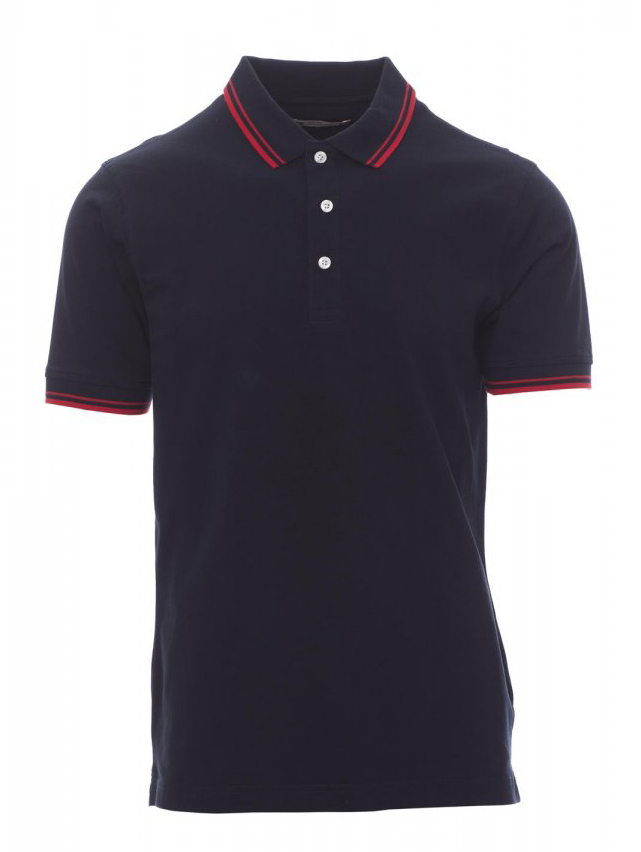 Payper SKIPPER Polokošeľa pánska S, Navy blue-Red