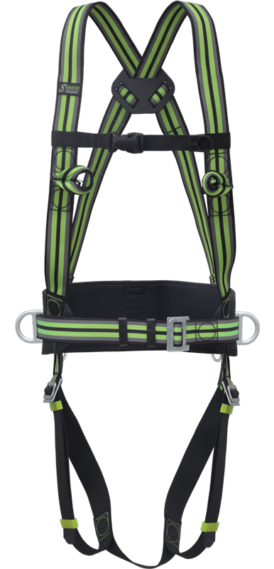 Kratos Safety FA1020300 Bezpečnostný postroj Zelená-Čierna