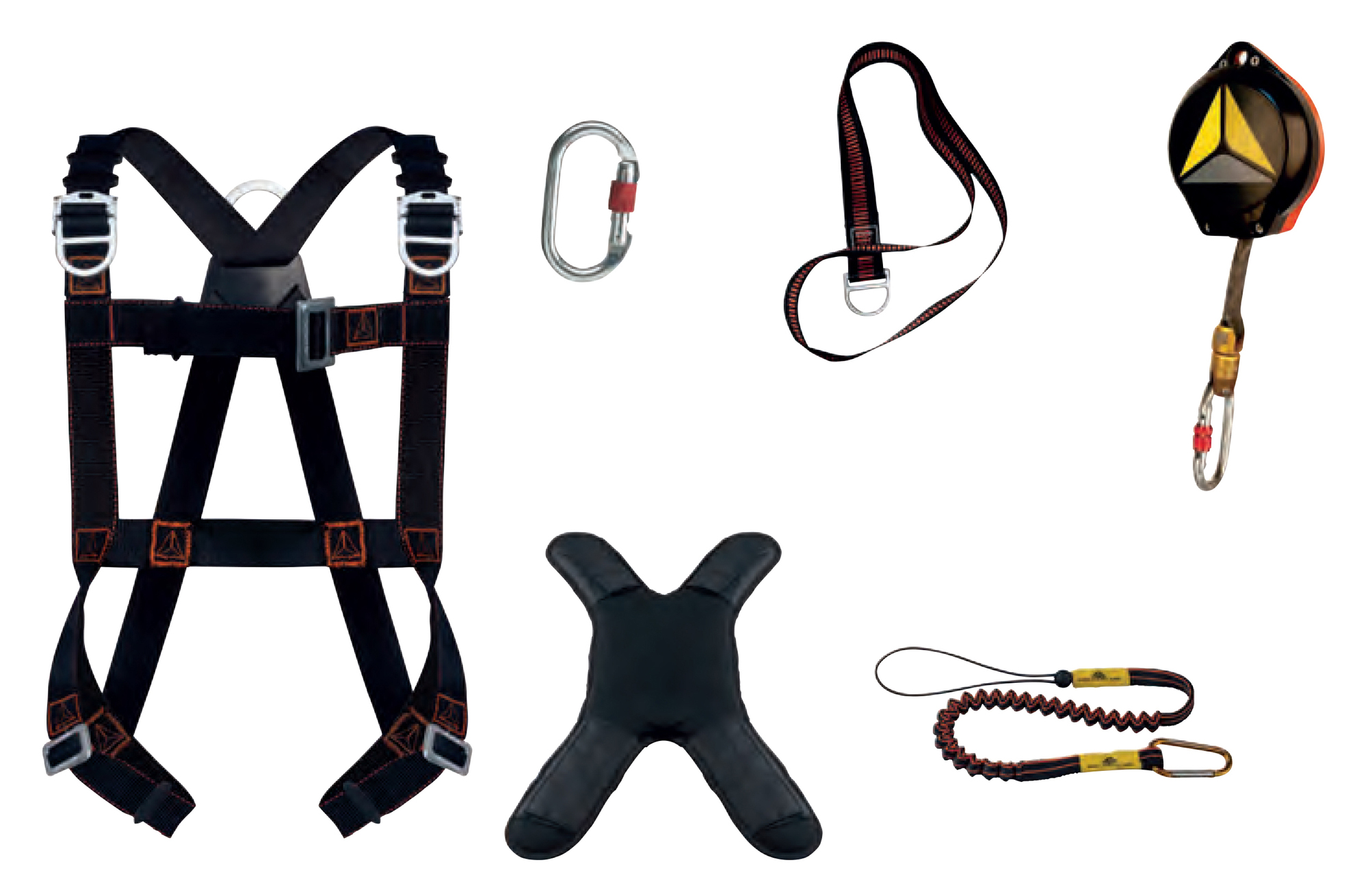 Delta Plus ELARA340H Súprava na zachytenie pádu Čierna, L