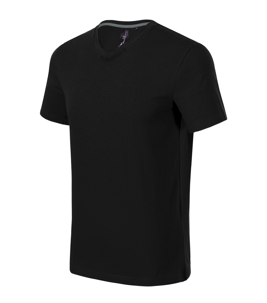 Malfini Premium ACTION V-NECK 700 Tričko pánske S, Čierna