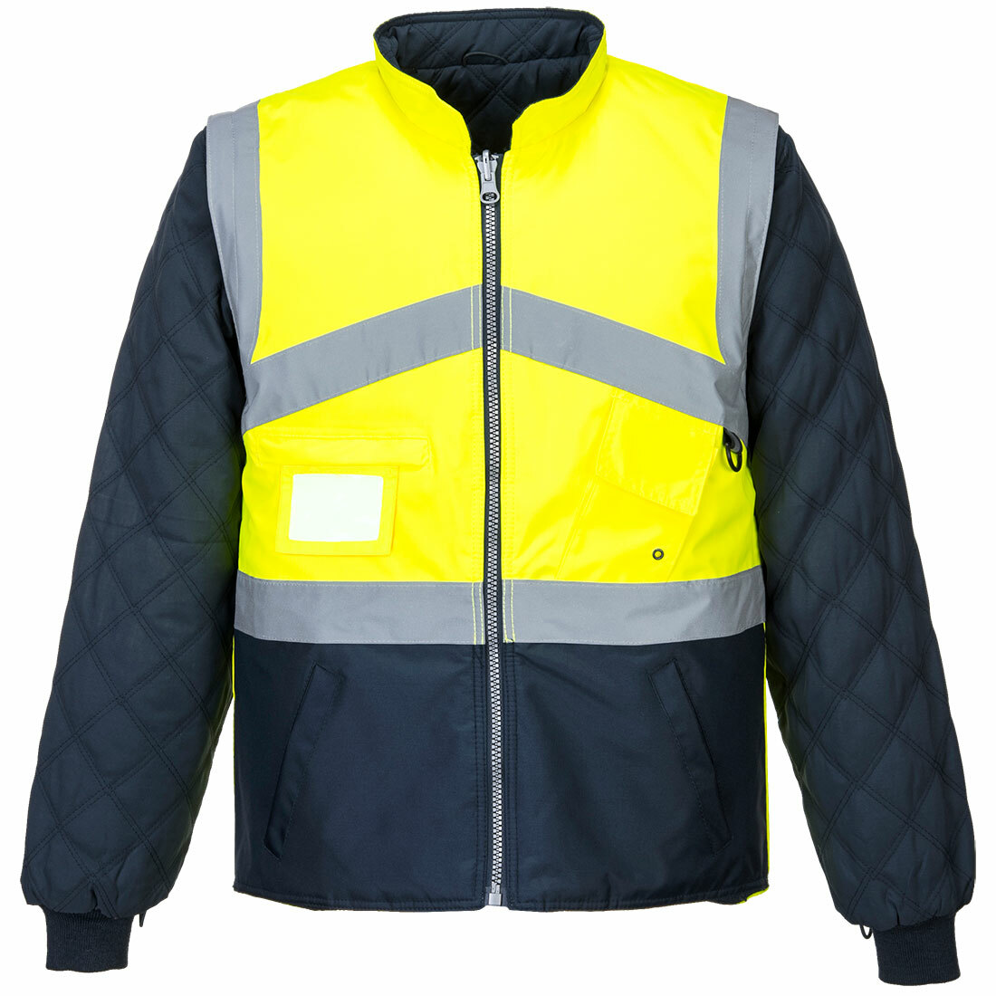 Portwest S769 HI-VIS Reflexná bunda XS, Fluorescenčno žltá-Námornícka modrá