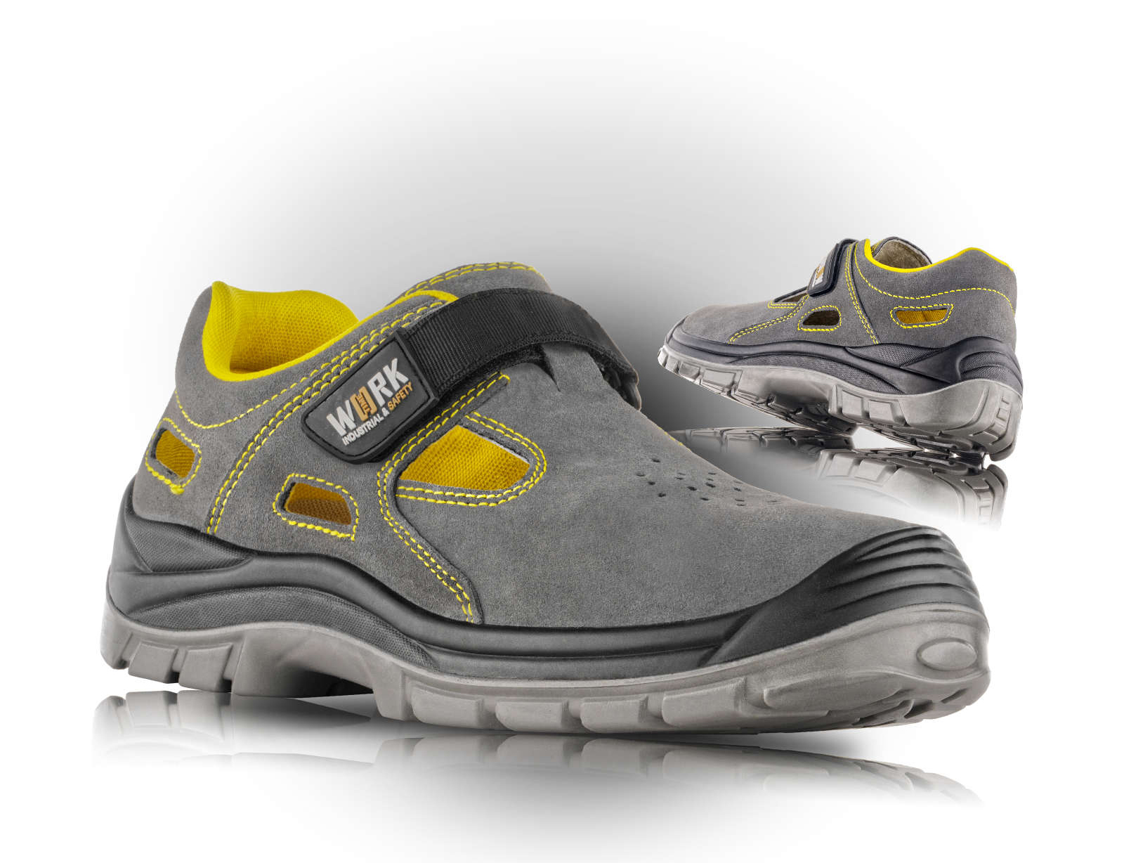 VM Footwear SPLIT O1 Pracovné sandále Šedá, 36