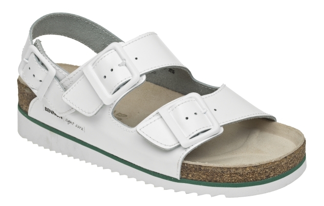 Bennon WHITE HORSE HEEL SANDAL Sandále Biela, 41