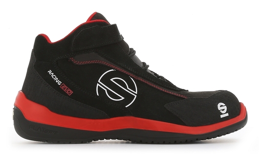 Sparco Chaussures Racing Evo – Bout Composite 200 Kg, Pointure 42 Noir, Sécurité & Confort