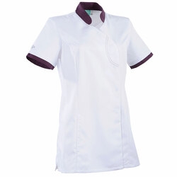 Lafont AYAKO Blúzka dámska dvojfarebná XS, Biela-Fialová