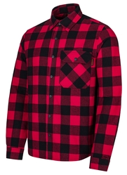 Bennon PIPPO SHIRT RED/BLACK Flanelová košeľa