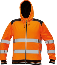 Cerva KNOXFIELD HI-VIS Reflexná mikina s kapucňou