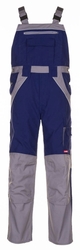 Planam PLALINE Pracovné nohavice na traky 42, Námornícka modrá-Zinková