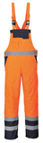Portwest S489 HI-VIS CONTRAST Reflexné nohavice na traky