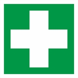 27.0057 Tabuľka prvá pomoc - samolepiaci plast 15x15 cm