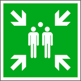 15.0038 Tabuľka zhromaždisko - hlinik 40x40 cm