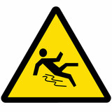 BZ PH428 Značka nebezpečenstvo pošmyknutia - plast 20x20 cm