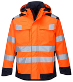 Portwest MV70 MODAFLAME RAIN MULTI-NORM ARC Reflexná bunda