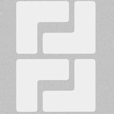 BY 1980B Extrémne odolná značka - roh 25,4x25,4 cm