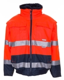 Planam HIGH VISIBLE Zimná reflexná bunda dvojfarebná