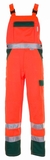 Planam HIGH VISIBLE Reflexné nohavice na traky dvojfarebné