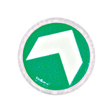 17.US1723 Fotoluminiscenčné koliesko so šípkou na koberec - 5 cm