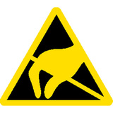 BZ PH424 Značka zariadenie citlivé na elektrostatický náboj - plast 20x20 cm