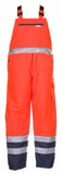 Planam HIGH VISIBLE Zimné reflexné nohavice na traky dvojfarebné