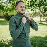 Bennon POLAROS SWEATSHIRT GREEN Fleecová mikina