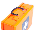 Panacea Kufrík plastový oranžový bez prepážok - malý