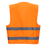 Portwest C475 HI-VIS DUAL ID HOLDER Reflexná vesta