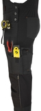 Bennon EREBOS BIBPANTS BLACK Pracovné nohavice na traky