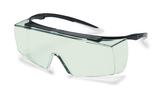 Uvex SUPER F OTG Pracovné okuliare svetlozelené