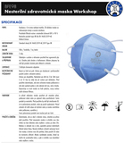 WORKSHOP BFE98 Type IIR Zdravotnícka maska