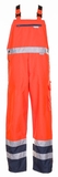 Planam HIGH VISIBLE Vodeodolné reflexné nohavice na traky dvojfarebné