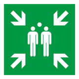 BZ PH911 Značka zhromaždisko - plast 20x20 cm