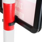 CV DA4 Plastový držiak značenia na stĺpik