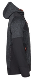 Bennon NORTOS SWEATSHIRT GREY/BLACK Mikina na zips