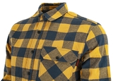 Bennon PIPPO SHIRT OCHER/BLUE Flanelová košeľa