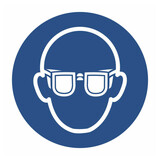 BY C3507/1 Podlahová značka - Použi ochranu zraku - 10 cm