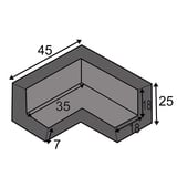DP 10812 Dvojramenná spojka pre profil 7