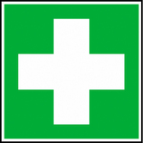 15.0058 Tabuľka prvá pomoc - hlinik 20x20 cm