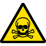 BZ PH417 Značka riziko toxicity - plast 20x20 cm