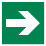 BZ PG905 Značka smerová šípka (vľavo, vpravo) - plast 15x15 cm