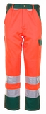 Planam HIGH VISIBLE Reflexné nohavice do pása dvojfarebné