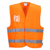 Portwest C475 HI-VIS DUAL ID HOLDER Reflexná vesta