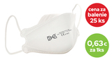 DNA Medical Respirátor FFP3 NR 2972 tvar 3D - balenie 25ks