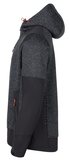 Bennon NORTOS SWEATSHIRT GREY/BLACK Mikina na zips