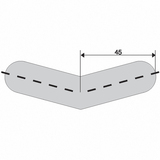 DP 10810 Dvojramenná spojka pre profil 2